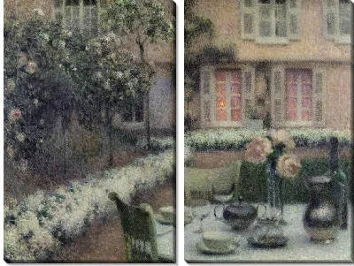 Картина Стол в Белом саду в Жерберуа (около 1900 г.)