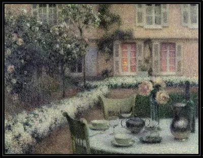 Картина Стол в Белом саду в Жерберуа (около 1900 г.)