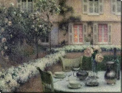 Картина Стол в Белом саду в Жерберуа (около 1900 г.)