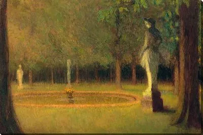 Картина Статуи в Версальском парке (1900 г.)