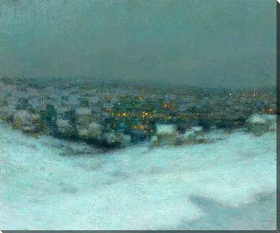 Картина Снег в лунном свете (1903)
