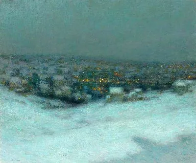 Картина Снег в лунном свете (1903)