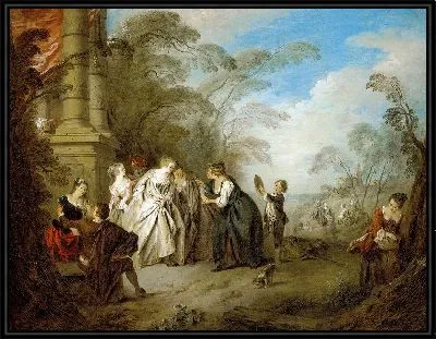 Картина Гадалка (1731)