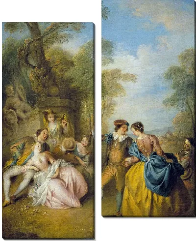 Картина Ла Данс (Танец) (ок.1730-1733)