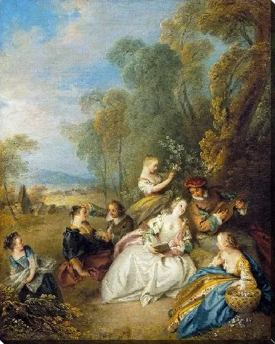 Картина Любовный концерт (около 1730–1733 гг.)