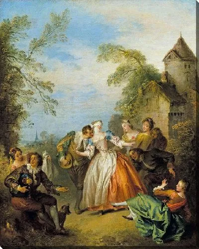 Картина Ле Колен-Майяр (Жмурки) (ок. 1730-1733)