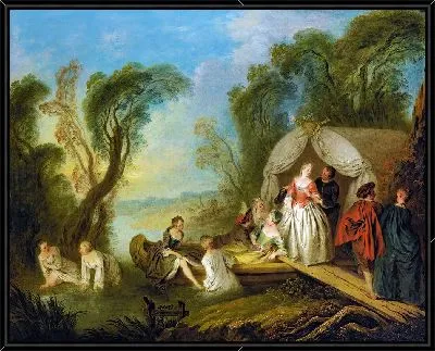 Картина Фестиваль Галанте; Ла Барк Де Плезир