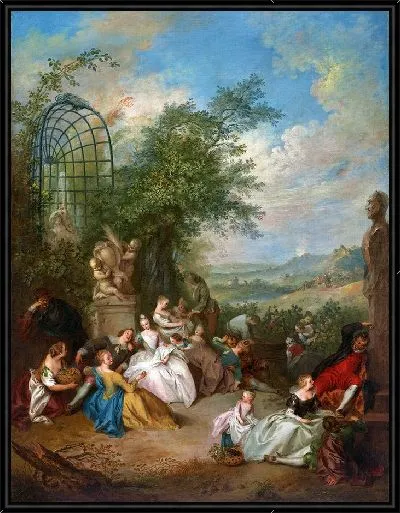 Картина Праздник Шампетр во время сбора винограда (около 1730–1733 гг.)