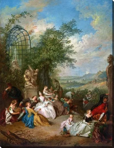 Картина Праздник Шампетр во время сбора винограда (около 1730–1733 гг.)