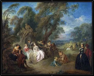 Картина Праздник Шампетр (ок. 1730 г.)