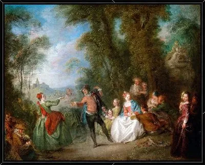 Картина Праздник Шампетр (1730-е годы)