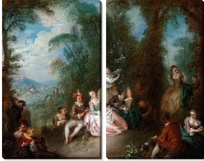 Картина Праздник Шампетр (1730-е годы) (2)