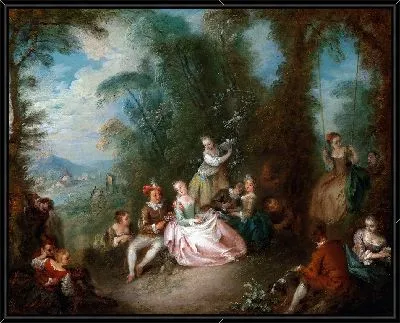 Картина Праздник Шампетр (1730-е годы) (2)