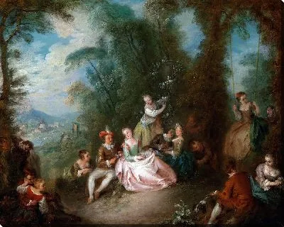 Картина Праздник Шампетр (1730-е годы) (2)