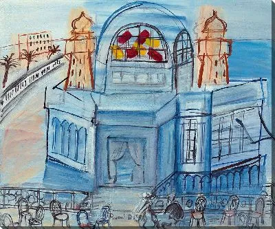 Казино Ниццы с шезлонгами (1948–1949)