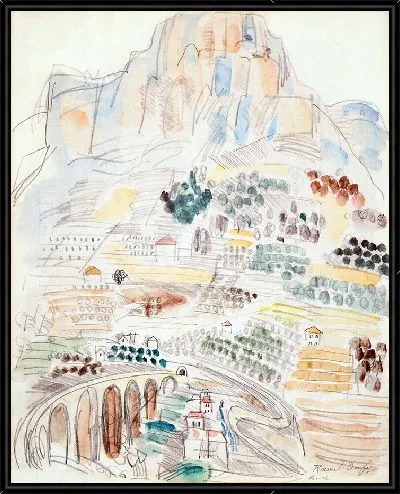 Картина Вю-де-Ванс-о-Пье-де-Сен-Жанне (около 1927 г.)