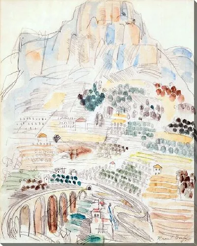 Картина Вю-де-Ванс-о-Пье-де-Сен-Жанне (около 1927 г.)
