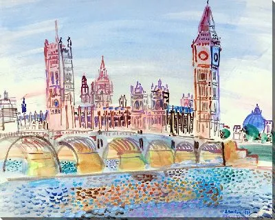 Картина Лондон, парламент (1930)