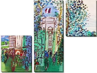 Картина Ле Песаж в Довиле (около 1930 г.)