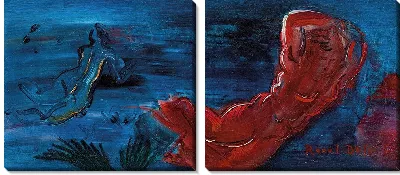 Картина Наяда красная (1926-30)