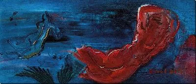 Картина Наяда красная (1926-30)