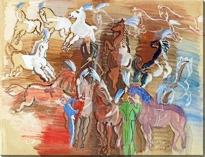 Картина Цирковая битва (1924)