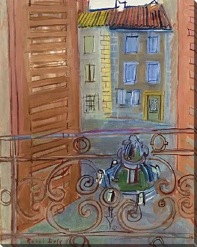 Картина Фонтан в аспете