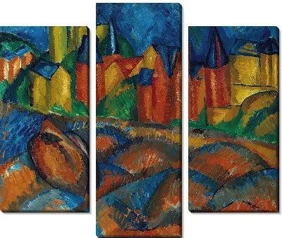 Картина Сент-Адрес, пляж (1909)