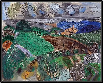 Картина Сен-Поль де Ванс (около 1920 г.)
