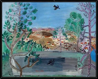 Картина Резервуар в Гольф-Жюане, в Уазо (1927)