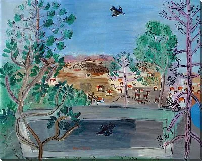Картина Резервуар в Гольф-Жюане, в Уазо (1927)