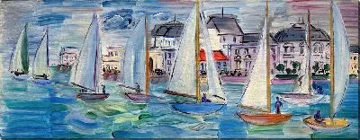 Картина Регаты в Довиле (1934)