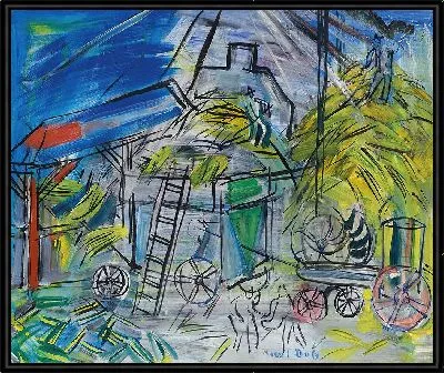 Картина Распаковка в бурном небе (1946)