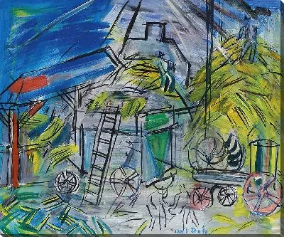 Картина Распаковка в бурном небе (1946)