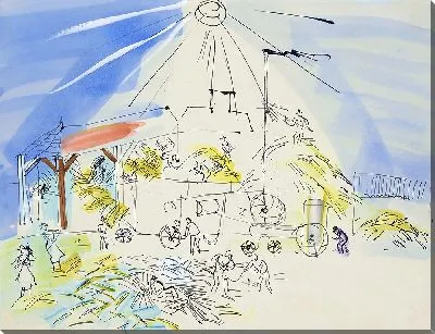 Картина Раздевание на солнце (1943)