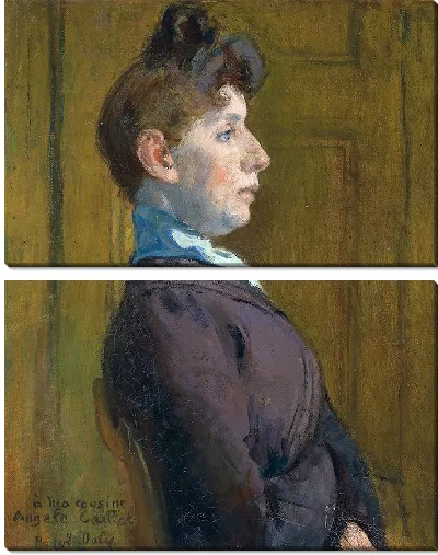 Картина Портрет профильной женщины (около 1897–1898 гг.)