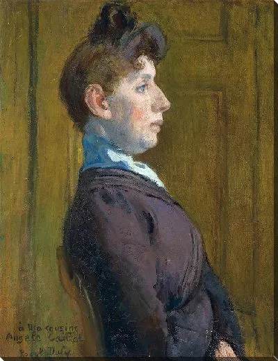 Картина Портрет профильной женщины (около 1897–1898 гг.)