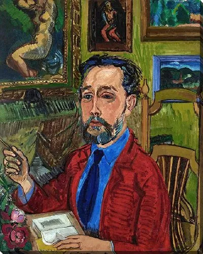 Картина Портрет поэта Иоахима Гаске (1919)