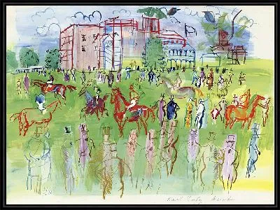 Картина Перед отъездом, Аскот