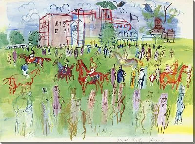 Картина Перед отъездом, Аскот