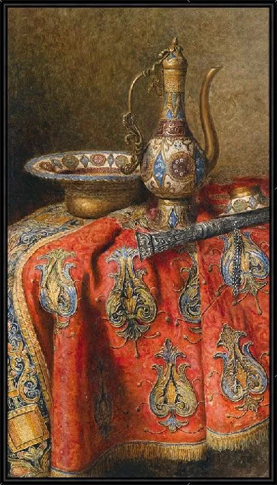Картина Натюрморт с восточным антиквариатом (1907)