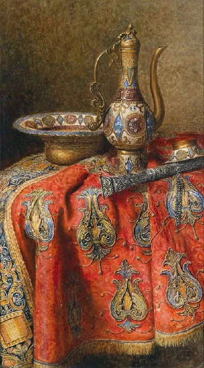 Картина Натюрморт с восточным антиквариатом (1907)