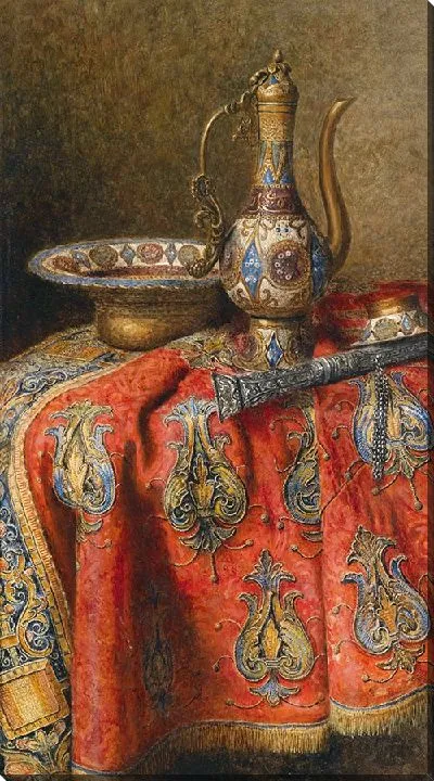 Картина Натюрморт с восточным антиквариатом (1907)