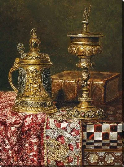 Картина Натюрморт с великолепными сосудами