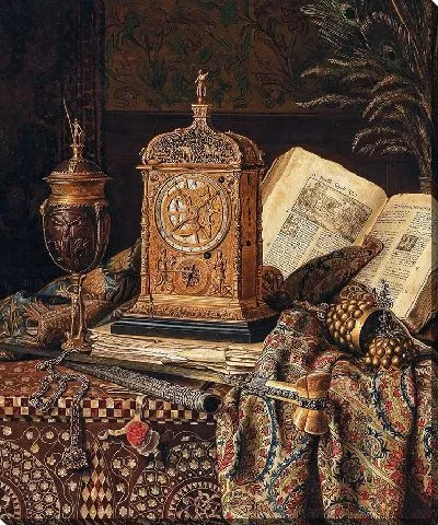 Картина Натюрморт с антиквариатом (1879)