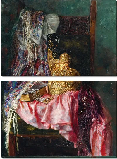 Картина «Золотое платье» (1910 г.)