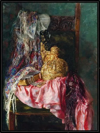 Картина «Золотое платье» (1910 г.)