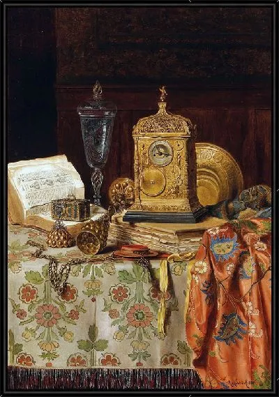 Картина Стиллебен Мит Антиквитэтен (1880)