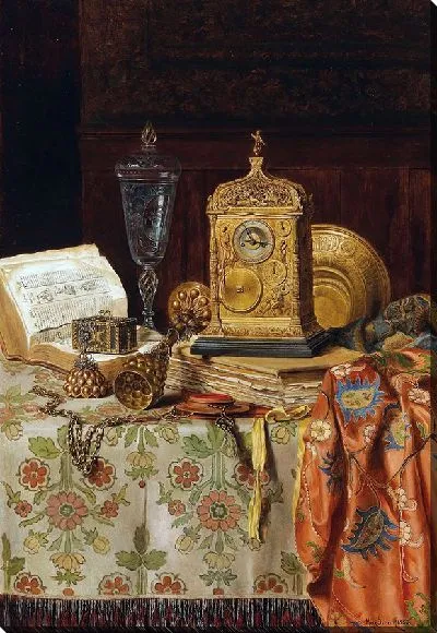 Картина Стиллебен Мит Антиквитэтен (1880)