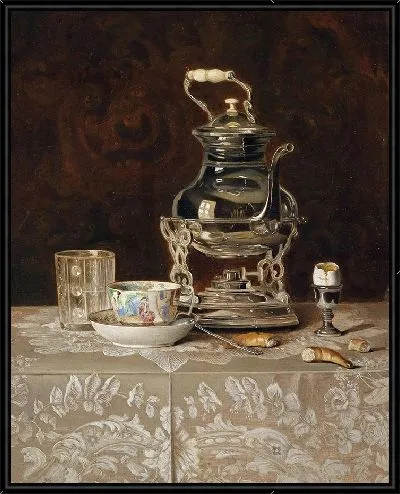 Картина Натюрморт с самоваром